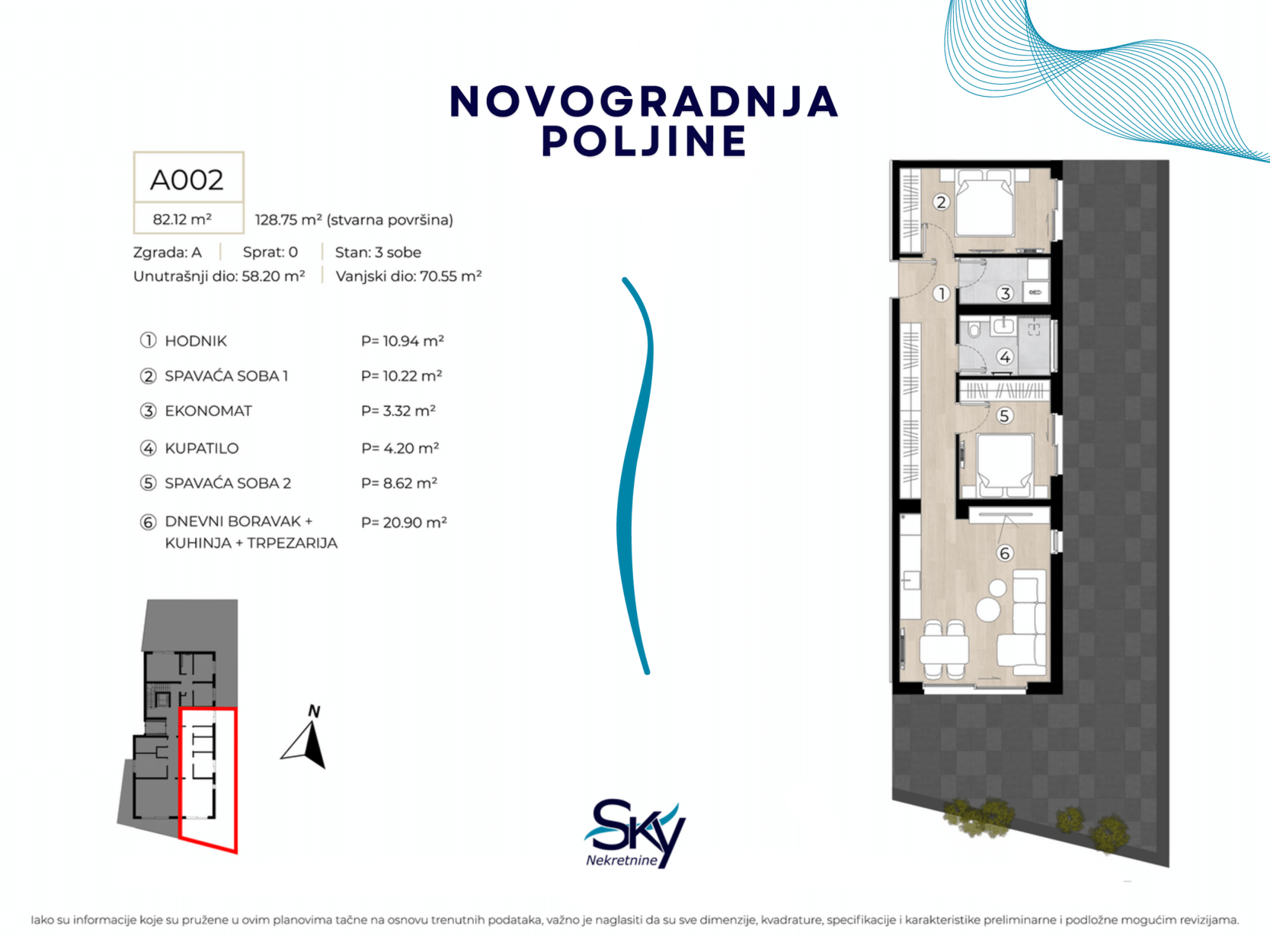 Novogradnja Poljine A002